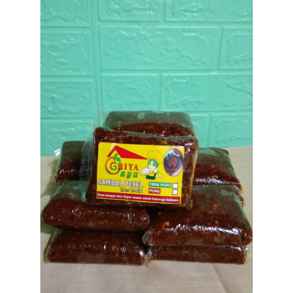

Griya Ayu, Sambel Pecel Griya Ayu khas kediri, kemasan ekonomis berat 100 gram, tanpa bahan pengawet dan MSG