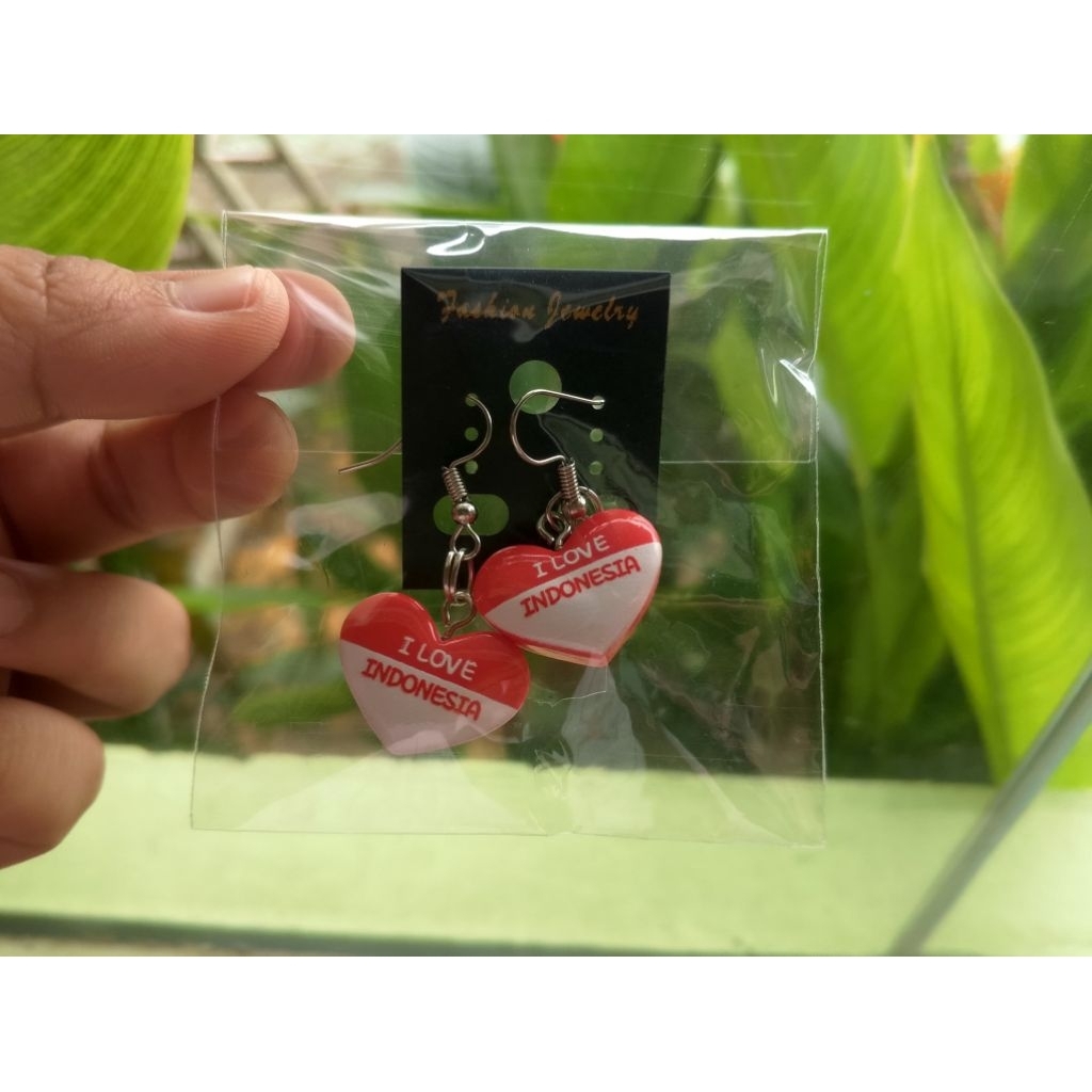 anting acc merah putih 17agustus