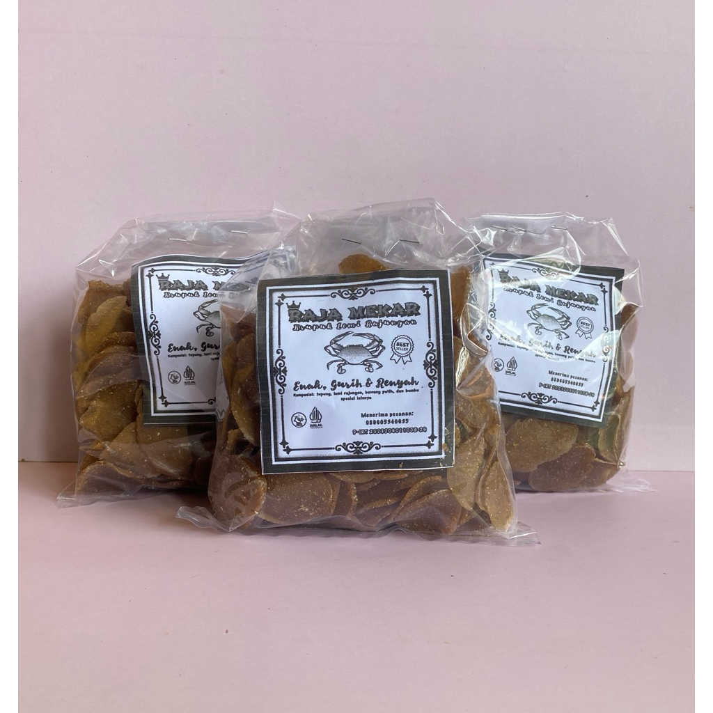 

(250gr)KRUPUK LEMI RAJUNGAN/KRUPUK RAJUNGAN/ANEKA CEMILAN