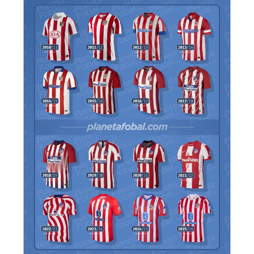 JERSEY ATLETICO MADRID HOME TERLENGKAP
