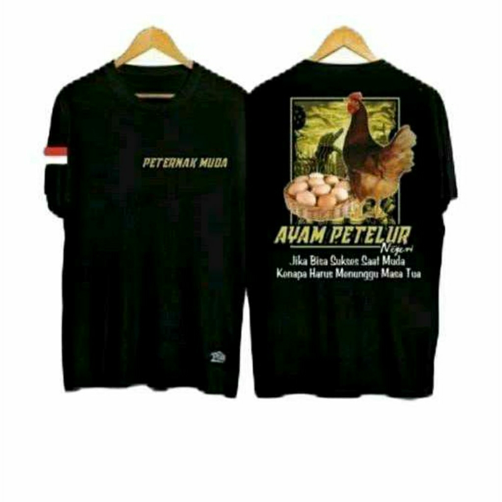 KAOS LENGAN PENDEK AYAM PETELUR