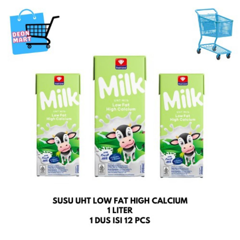 

PROMO SUSU UHT LOW FAT HIGH CALCIUM1 LITER 1DUS (12PCS)