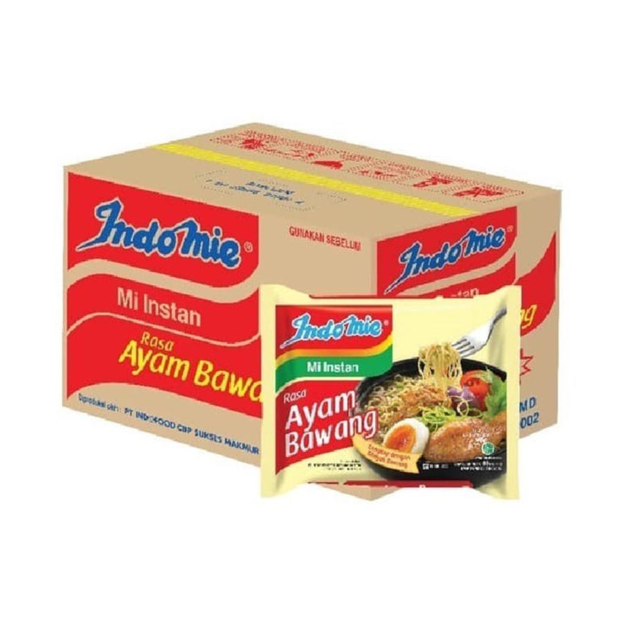

Indomie Kuah Ayam Bawang Mie Instan 1 Dus 40pcs