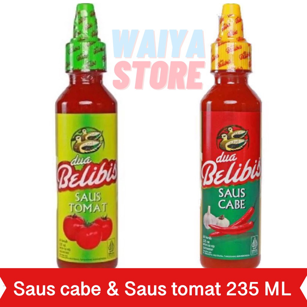 

Dua belibis saus cabe & saus tomat 235 ML