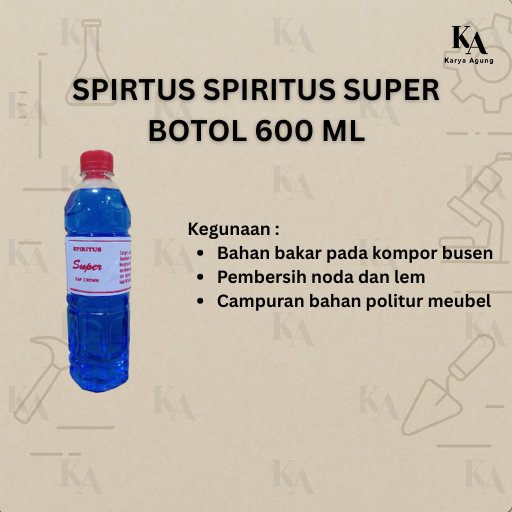 SPIRTUS SPIRITUS SUPER BOTOL 600 ML CAP CROWN