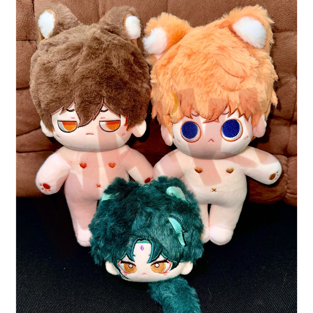 Genshin Impact Plushie Doll Boneka Childe Zilong Dumpling Xiao 20cm