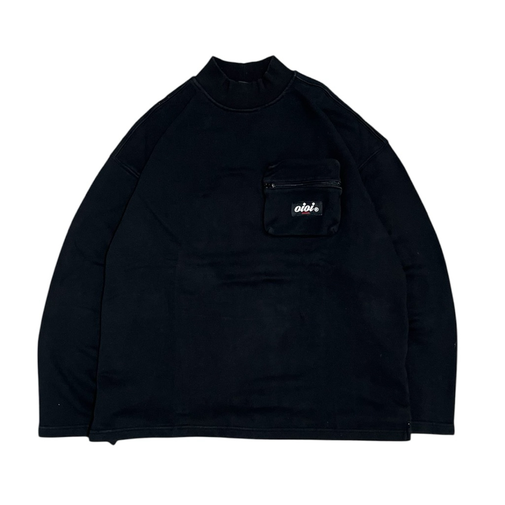 Kaos Lengan Panjang 5252by OiOi Pocket • Crewneck 5252by OiOi