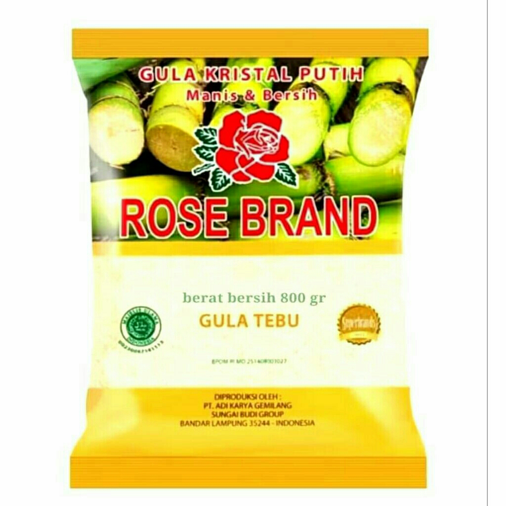 

Gula Rose Brand 1kg, gula pasir, gula curah, pemanis buatan satu kilo