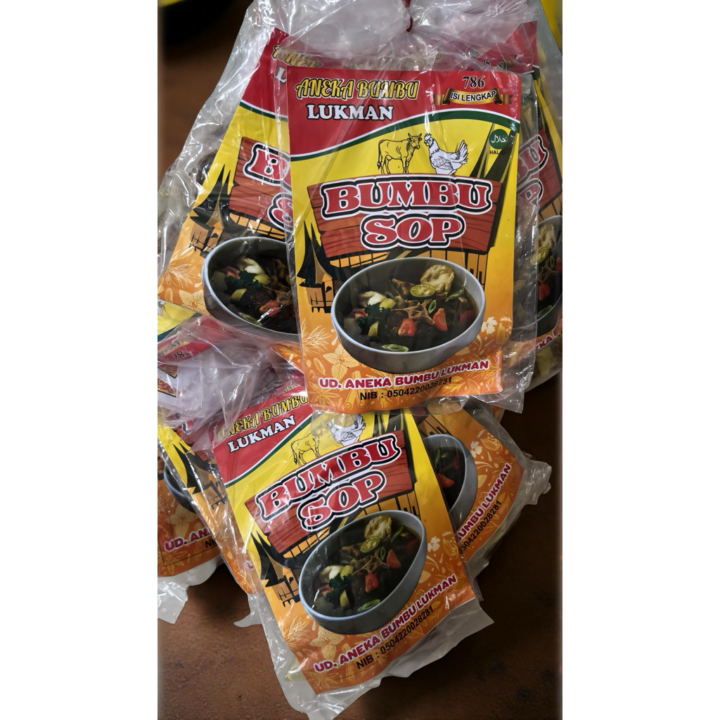 

Bumbu Sop Rencengan Siap Saji – Bumbu Masak Instan Praktis Isi 10 Sachet