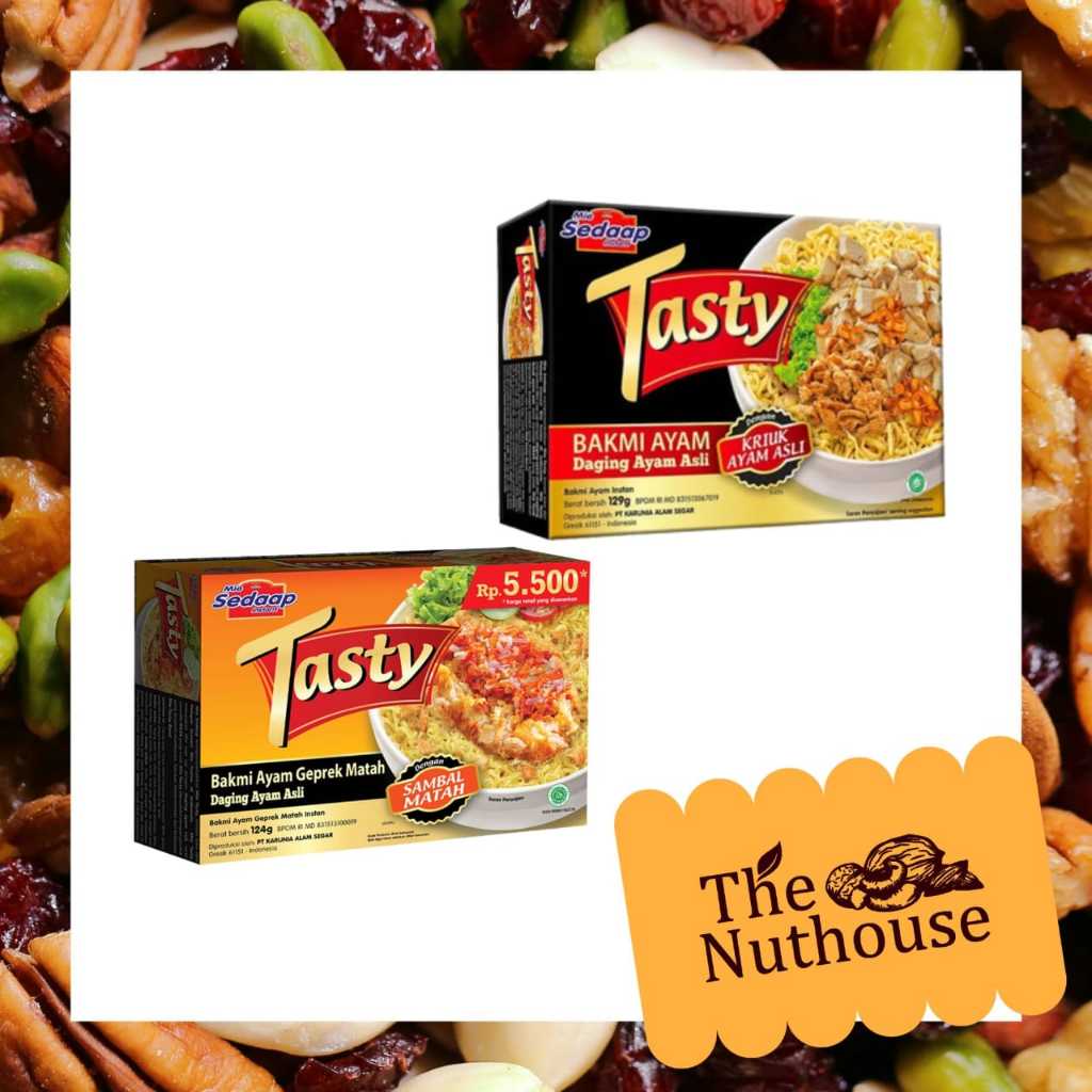 

Sedaap Tasty Bakmi Ayam Geprek 124gr / Bakmi Ayam 129gr