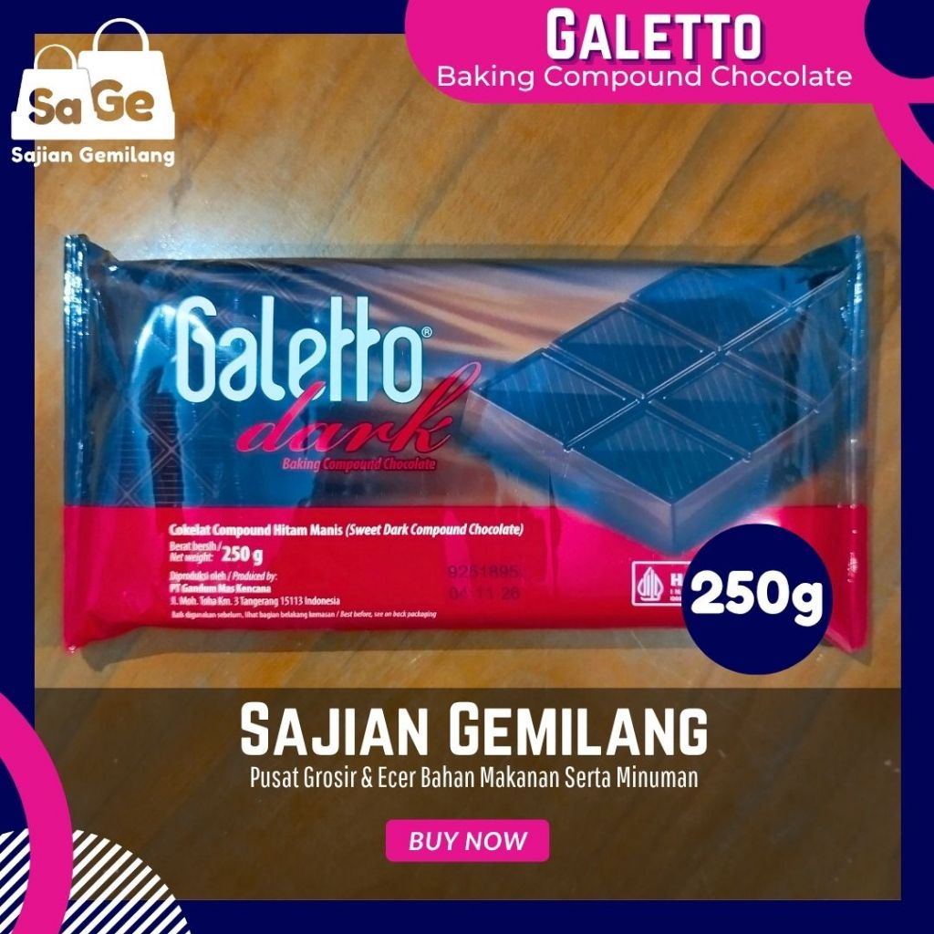

Galetto Dark Compound Chocolate