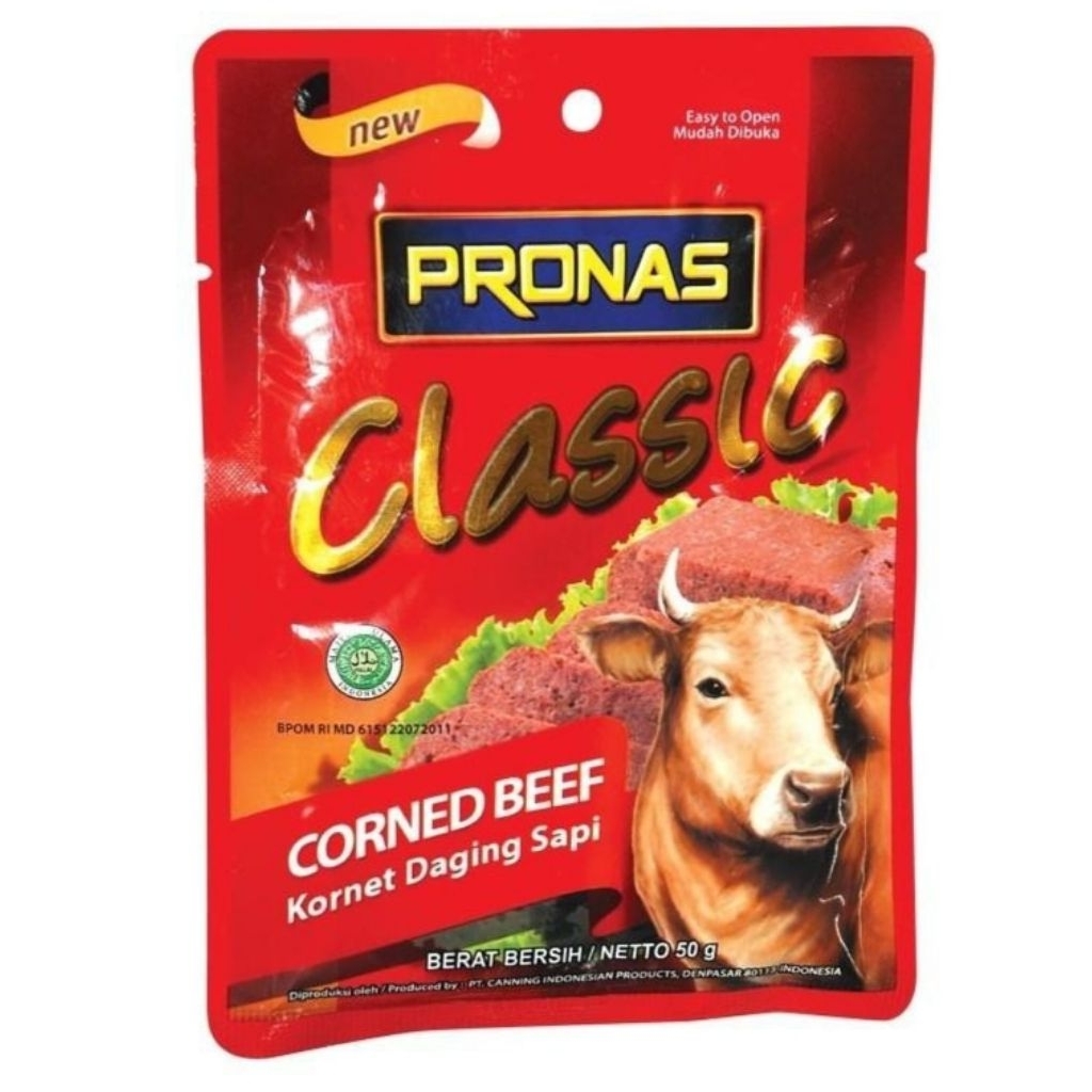 

Grosir Pronas Saset Corned Beef Classic 50gr