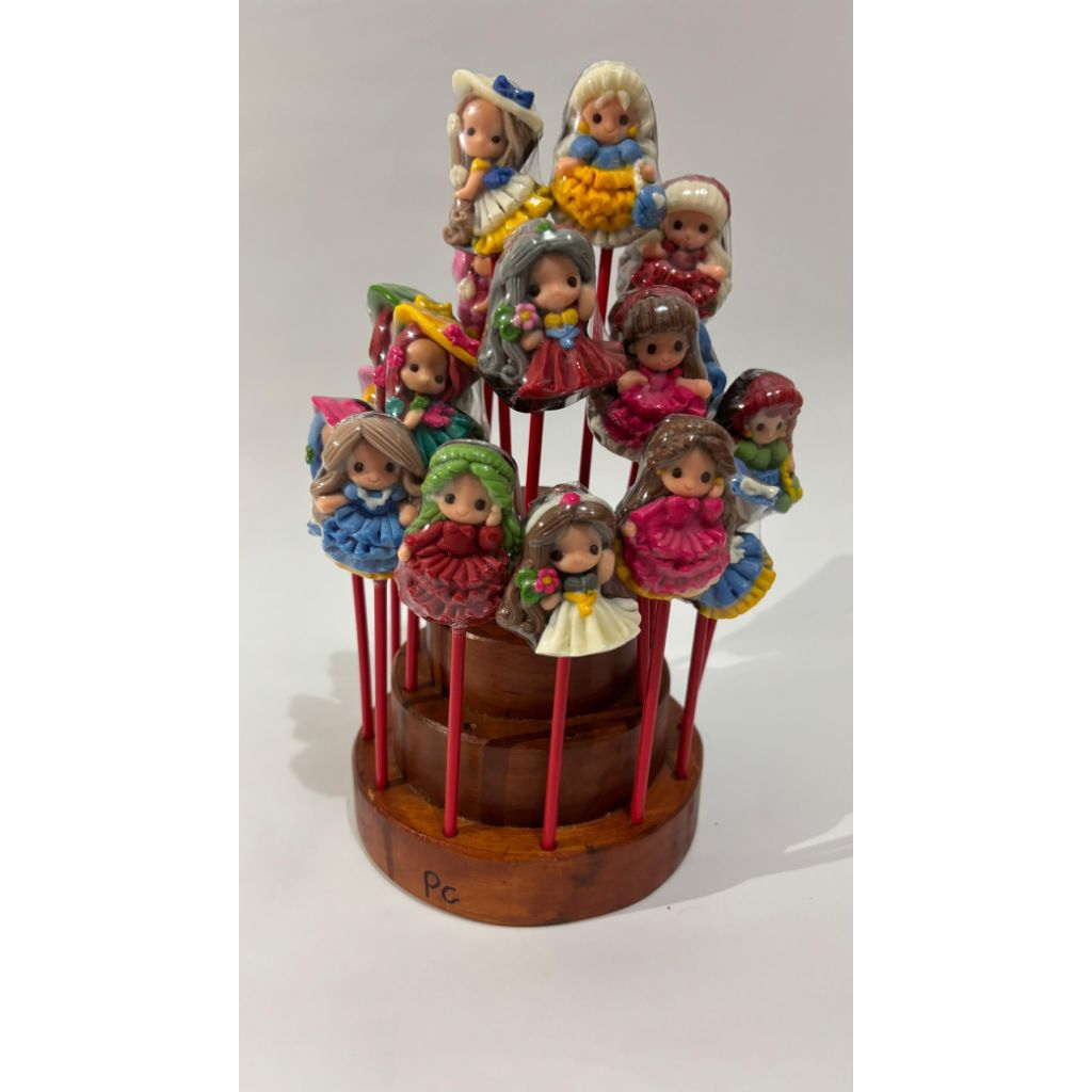 

Cokelat karakter cewek/coklat lolipop/coklat stik/coklat karakter lolly/coklat loli