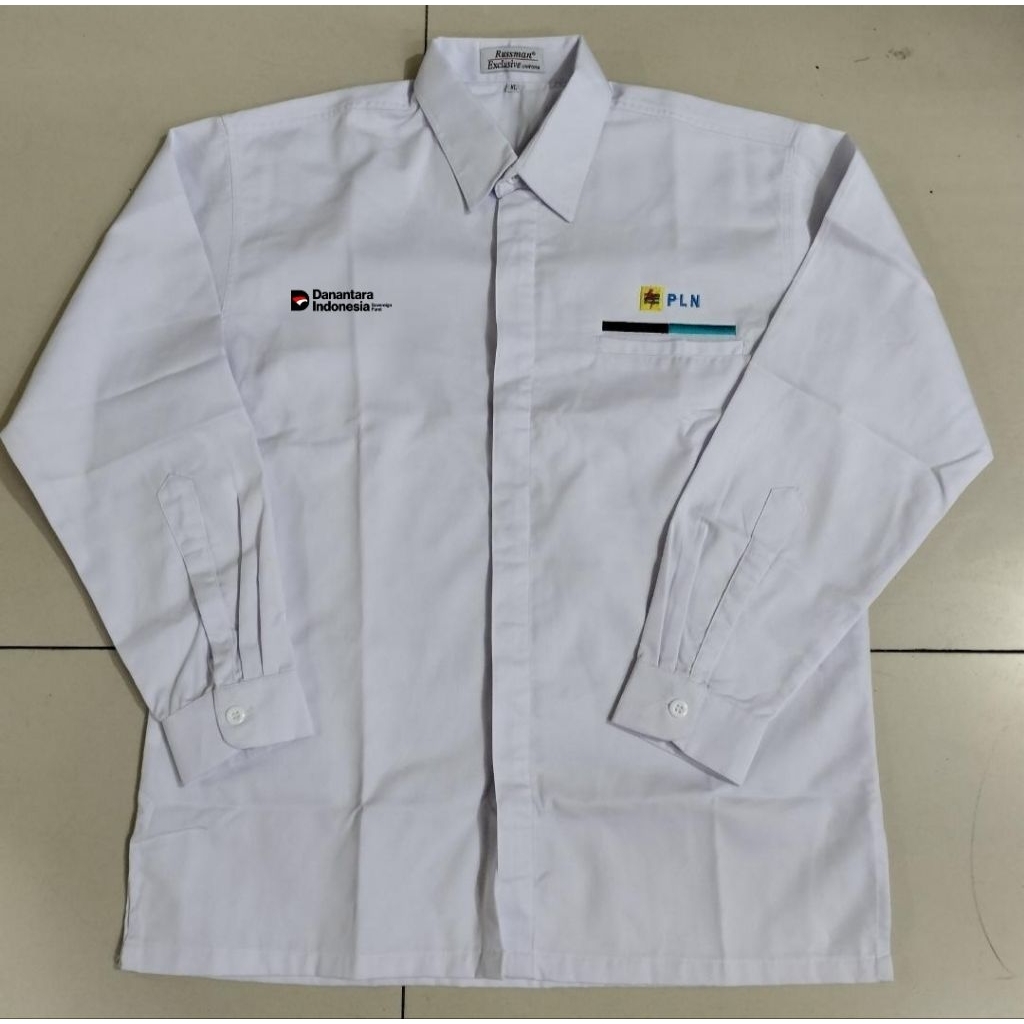 Kemeja PLN danantara Indonesia baju kemeja PLN danantara Indonesia
