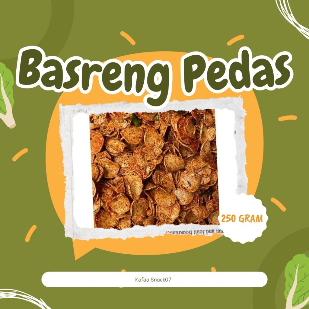 

Keripik Basreng kemasan 250gr