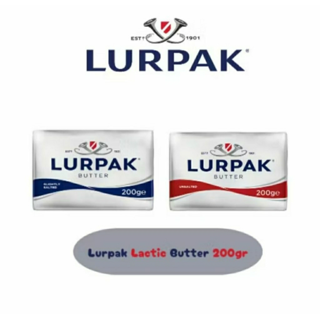 

lurpak Butter 200gr Salted/unsalted Ed Nov 25 mpasi