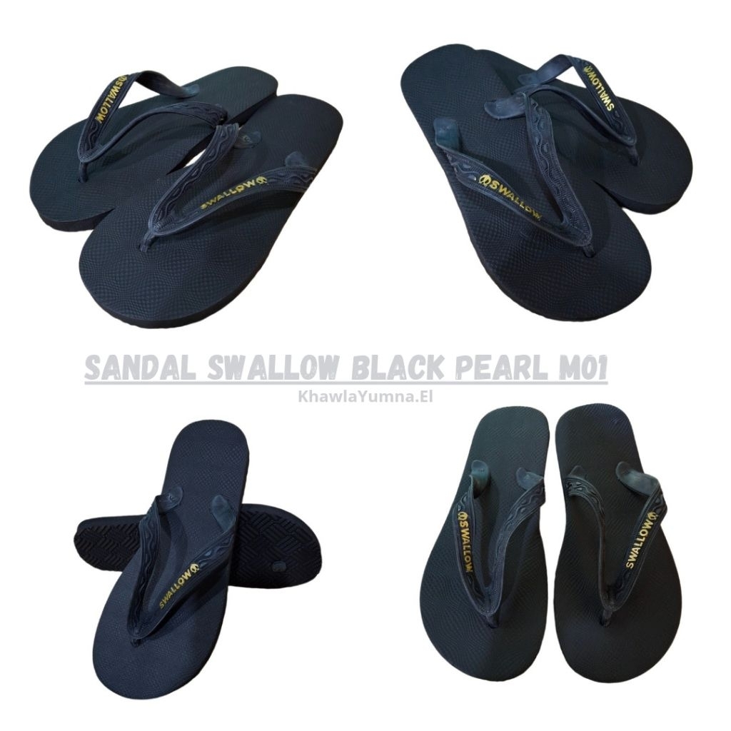 Sandal Swallow Black Pearl M01