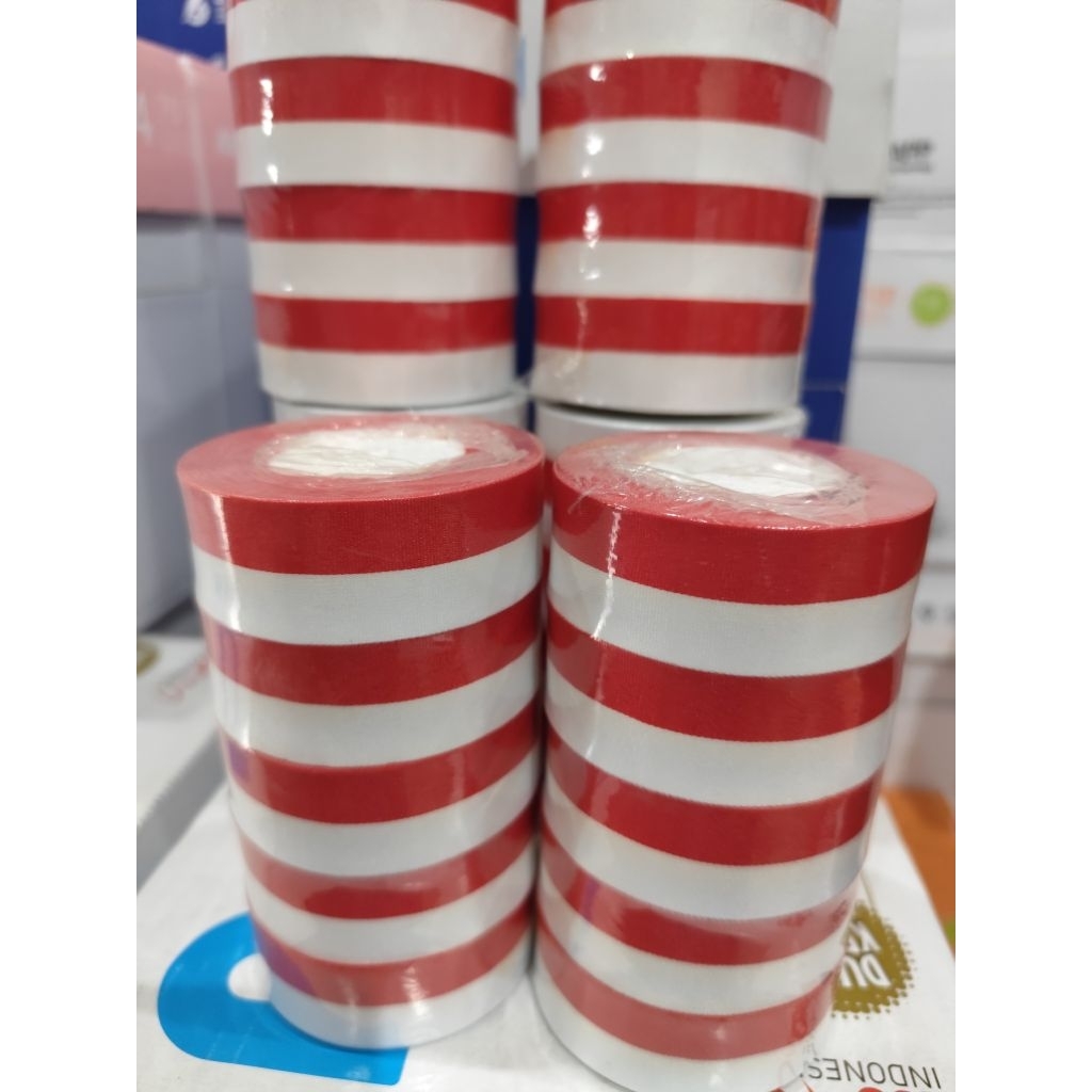 

pita kain bendera ukuran 1/2inchi dan 1inchi