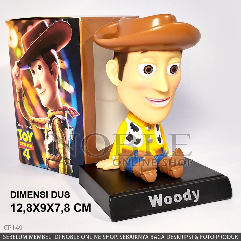 WOODY BOBBLEHEAD FIGURE KOBOI PAJANGAN MAINAN HOBI KOLEKSI HIASAN INTERIOR CAR DASHBOARD
