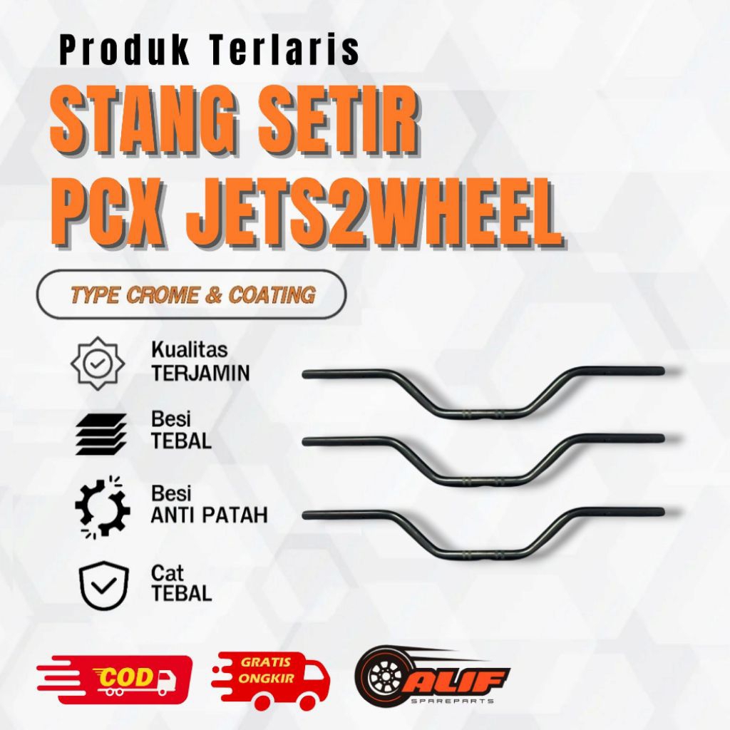 STANG,SETER PCX /160 PNP W 175  CEPER HITAM DOFF