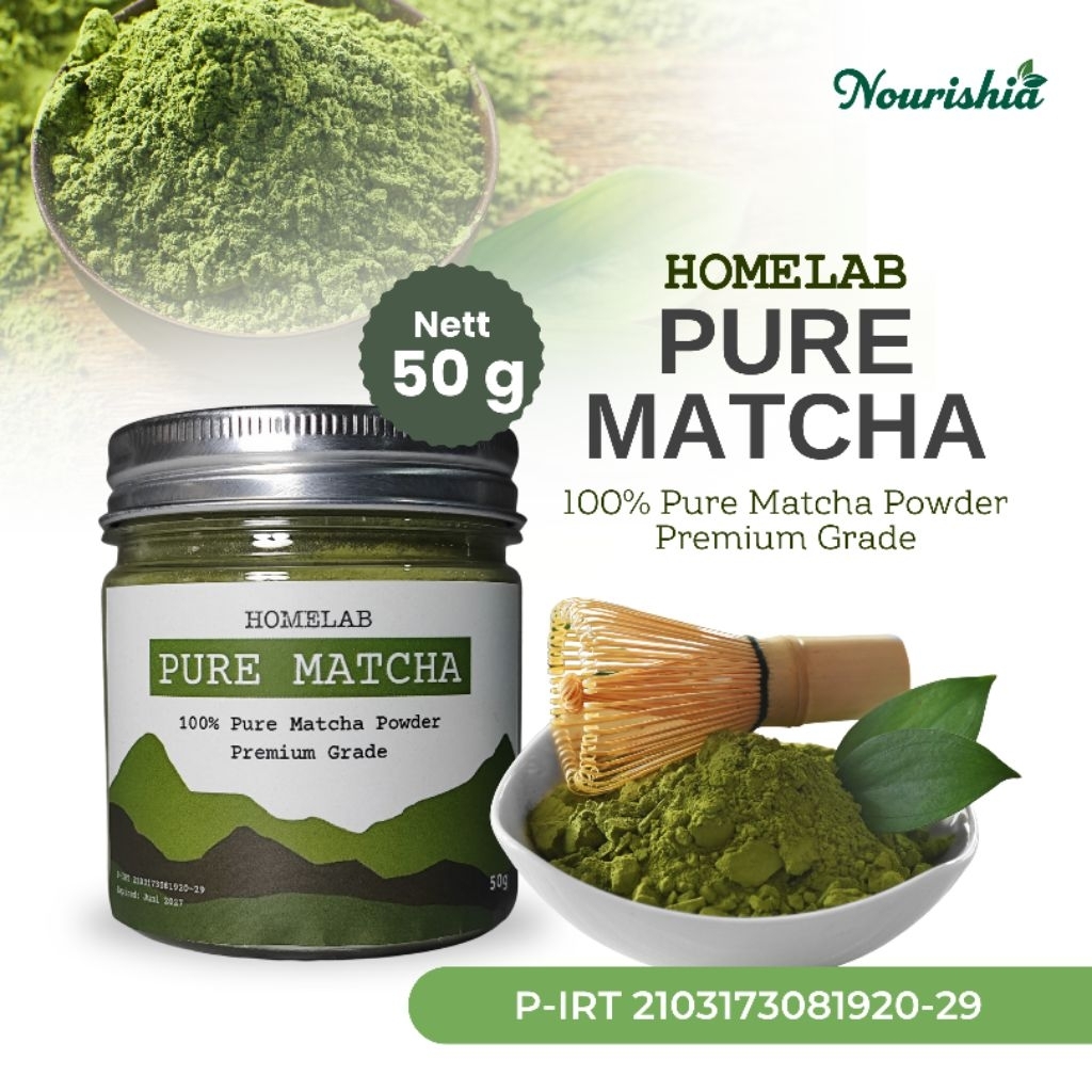 

Bubuk Matcha Premium Grade 50 gram Homelab 100% Pure Matcha 50 gram
