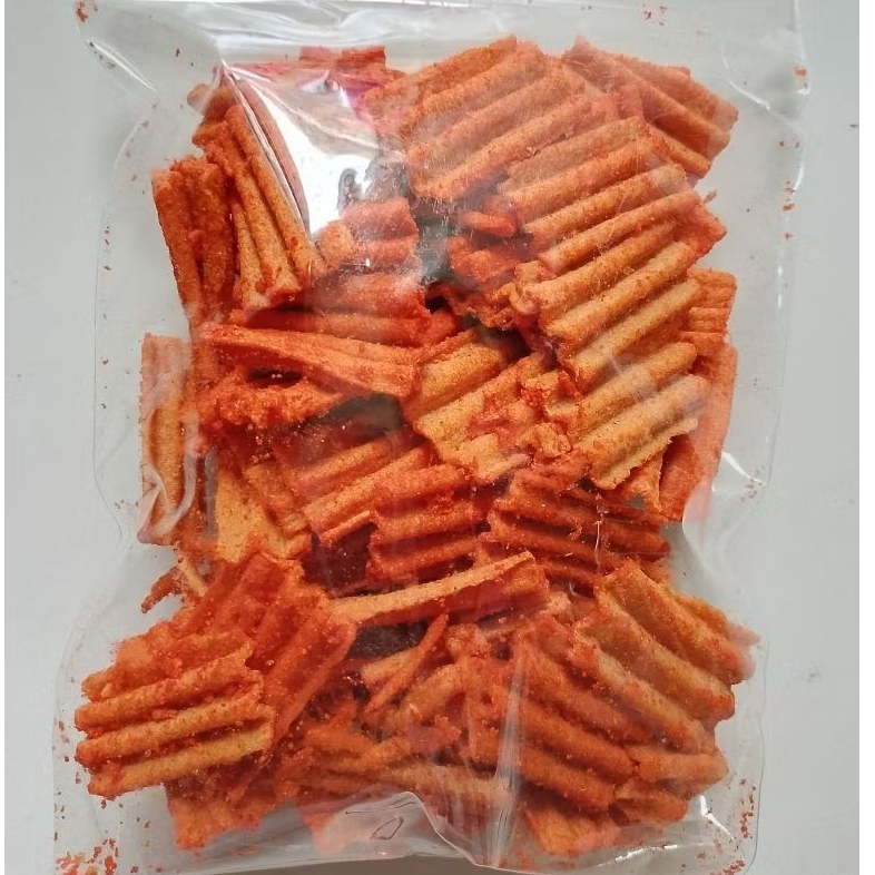 

Kripik kenteng balado Snack Ringan Rasa pedas balado 100gr