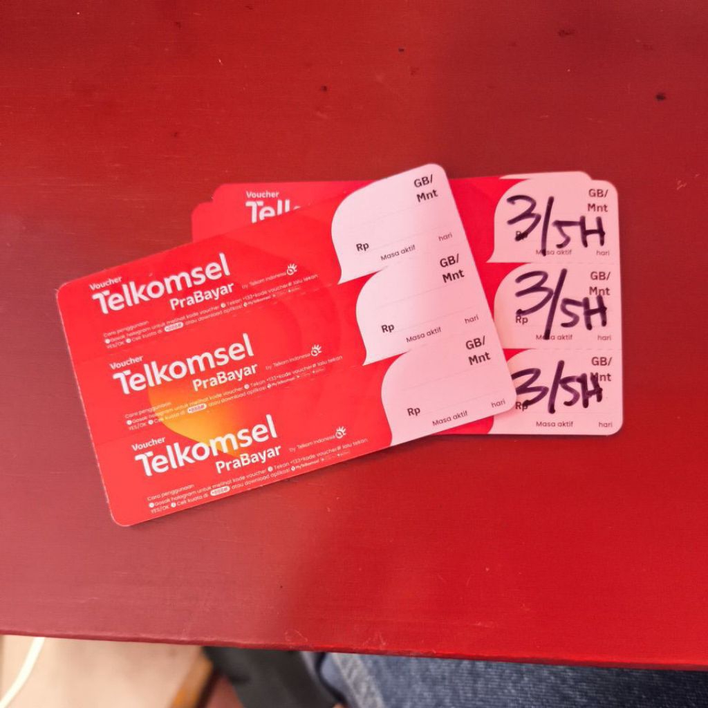 Voucher Telkomsel 3Gb / 5 Hari Sulawesi Zona1