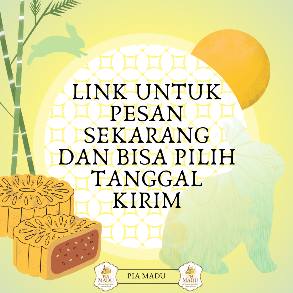 

PO Thousand Layers Mooncake (1pc) - LINK UNTUK PESAN SEKARANG DAN BISA PILIH TANGGAL KIRIM