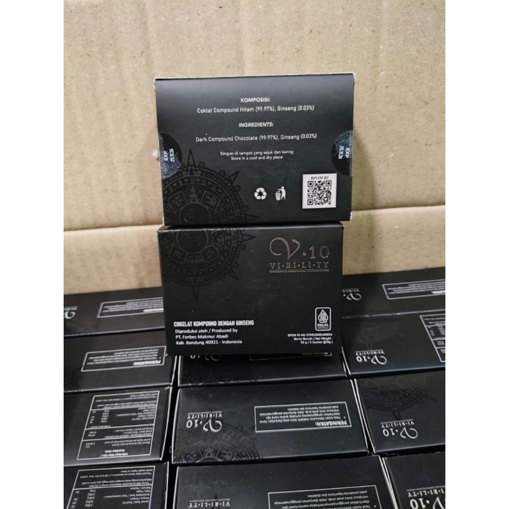 

1Box Coklat Ginseng Vten Chocolate V10 Original UncleRabbit cokelat cinta