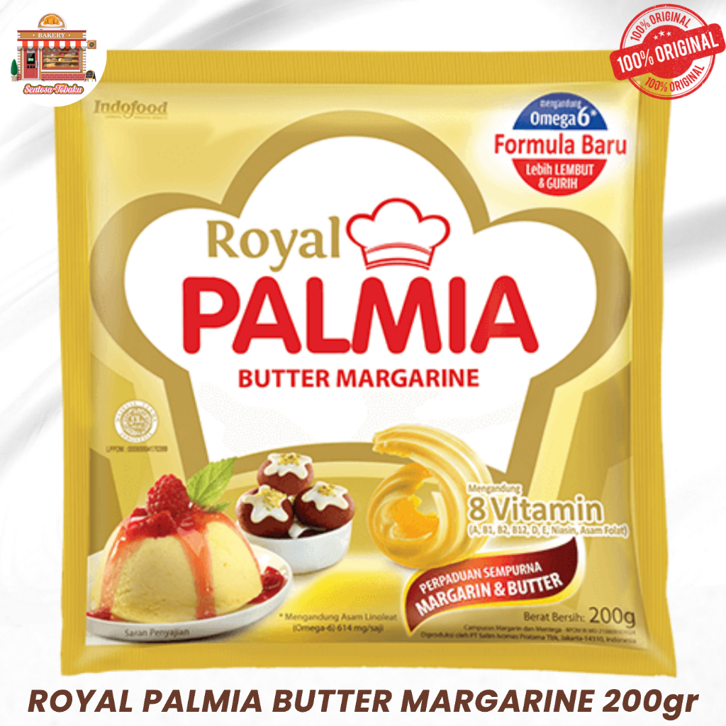

ROYAL PALMIA BUTTER MARGARINE 200Gr (EXP MARET 2026)