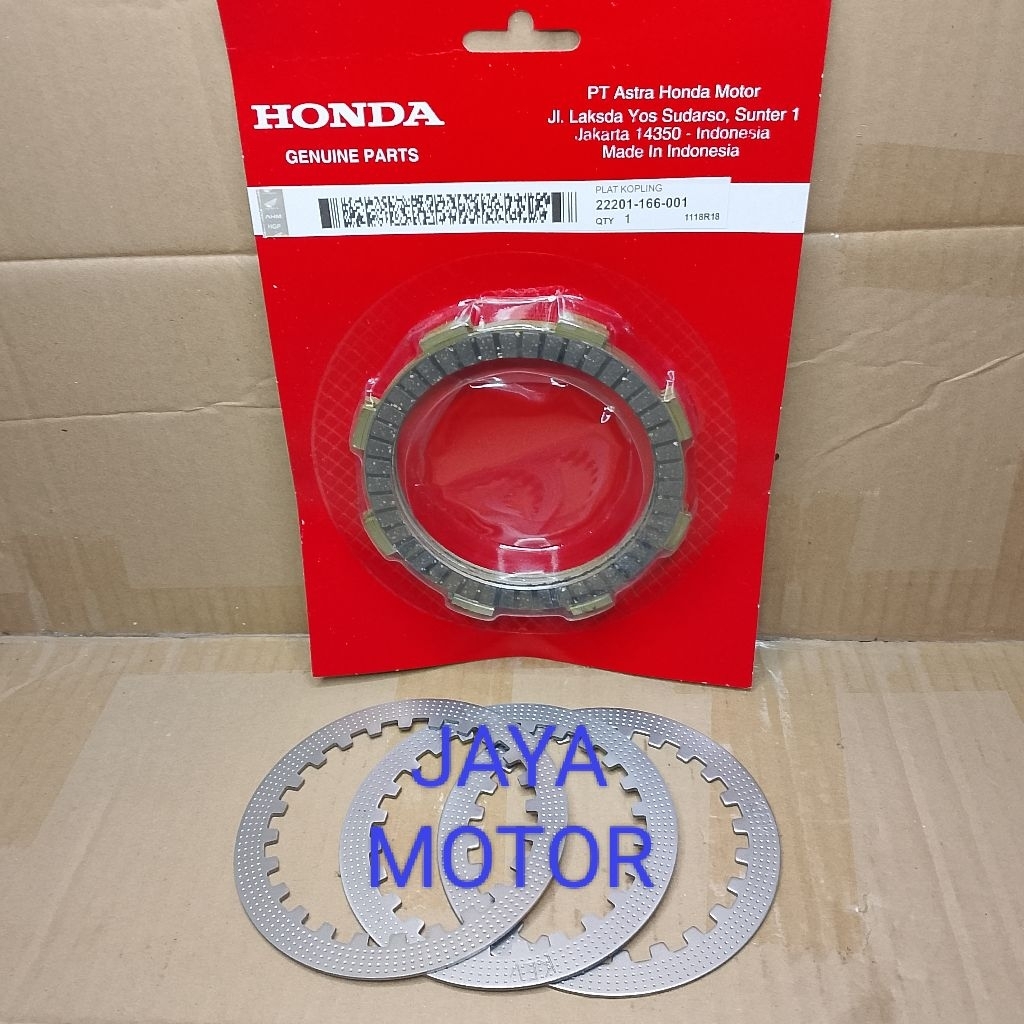 KAMPAS KOPLING+GESEKAN KAMPAS KOPLING KFM 2 AITEM HONDA SUPRA FIT NEW, SUPRA FIT LAMA, LAGENDA, REVO