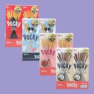 

Pocky 22gr Chocolate, Stroberi, Susu, Cookies Cream Stick Biscuit [10 pcs/box]