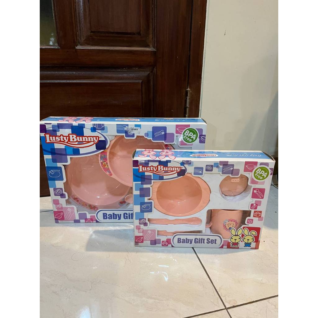 Lusty Bunny Feeding Set / Aneka Tempat Makan Bayi Lusty Bunny