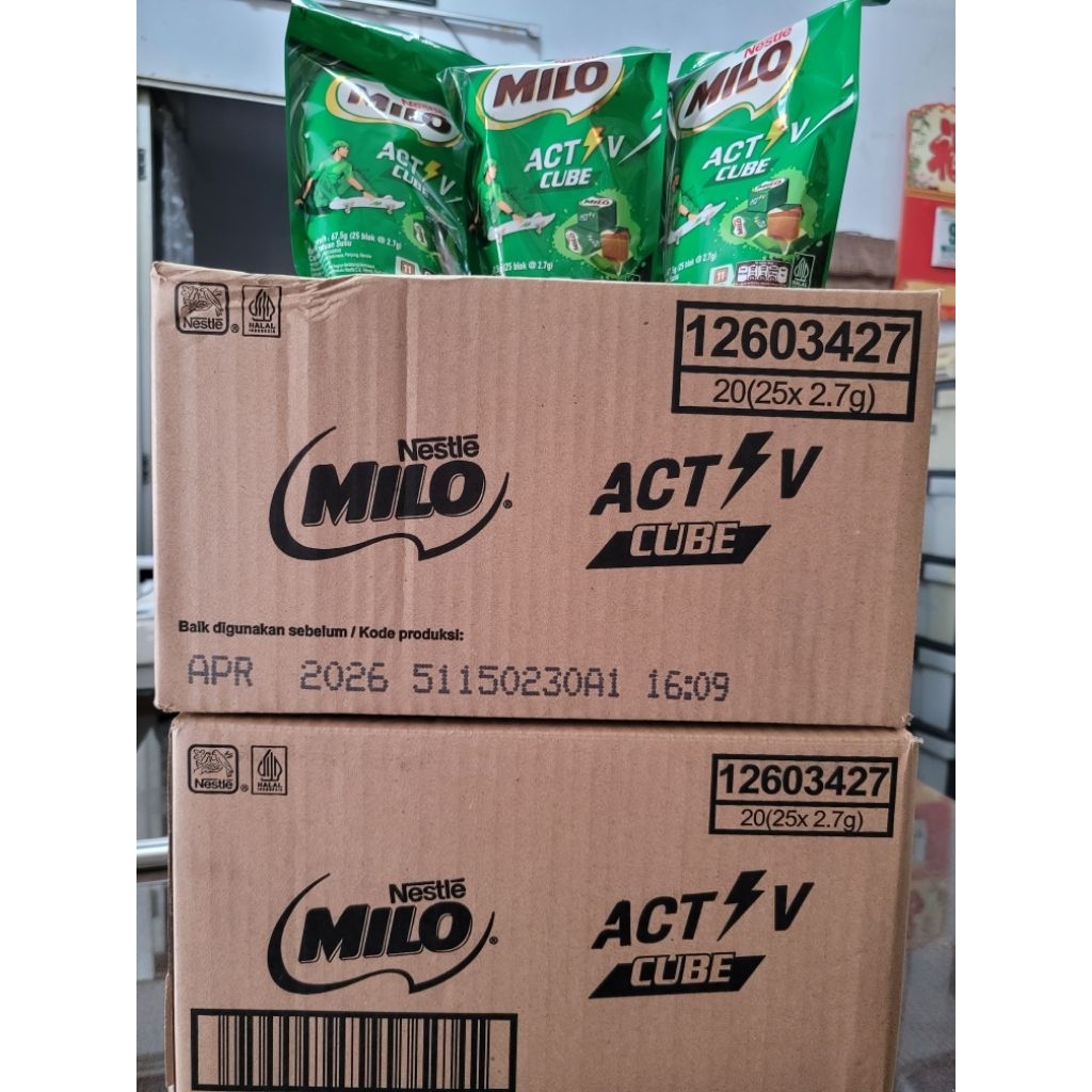 

MILO ACTIV CUBE 1 DUS 20 pack (25 x 2,7g) / MILO CUBE