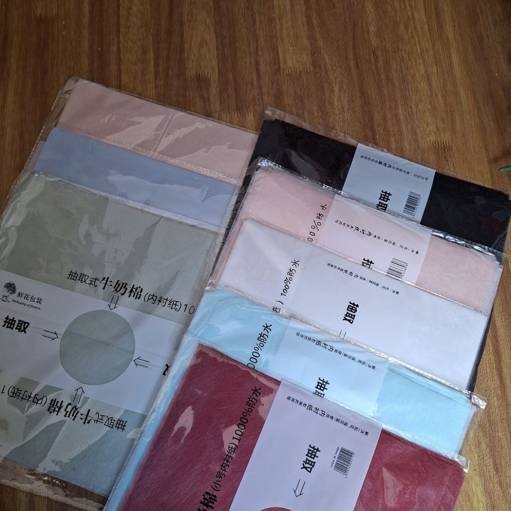 

Flower Wrap Tissue - Kertas Buket Bunga Wrapping Paper Flower Bouquet.