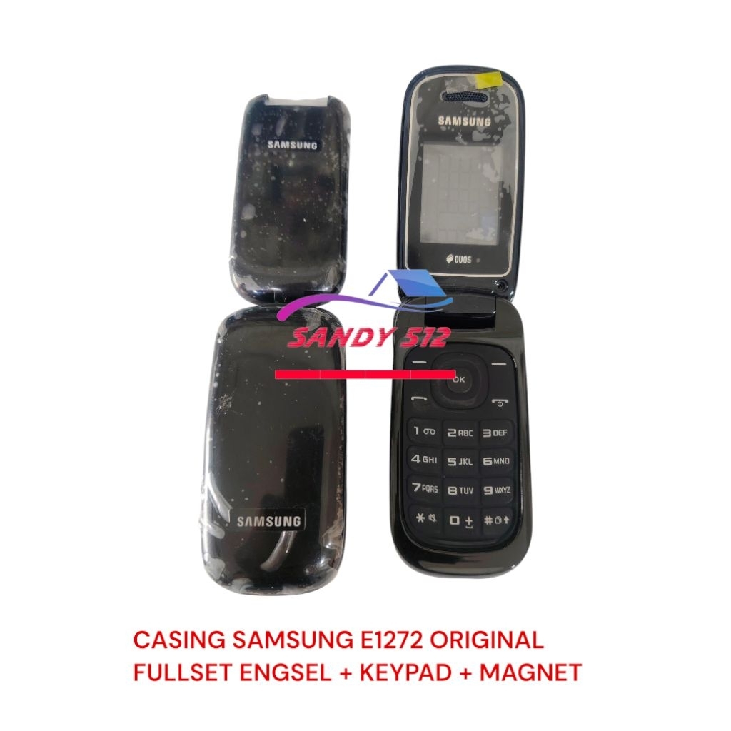 Casing samsung e1272 fullset original baru