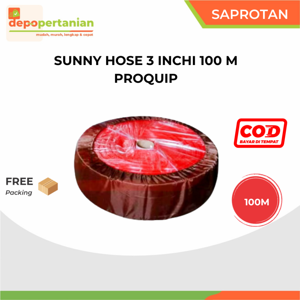 depo pertanian - sunny hose 3inch 100m peoquip
