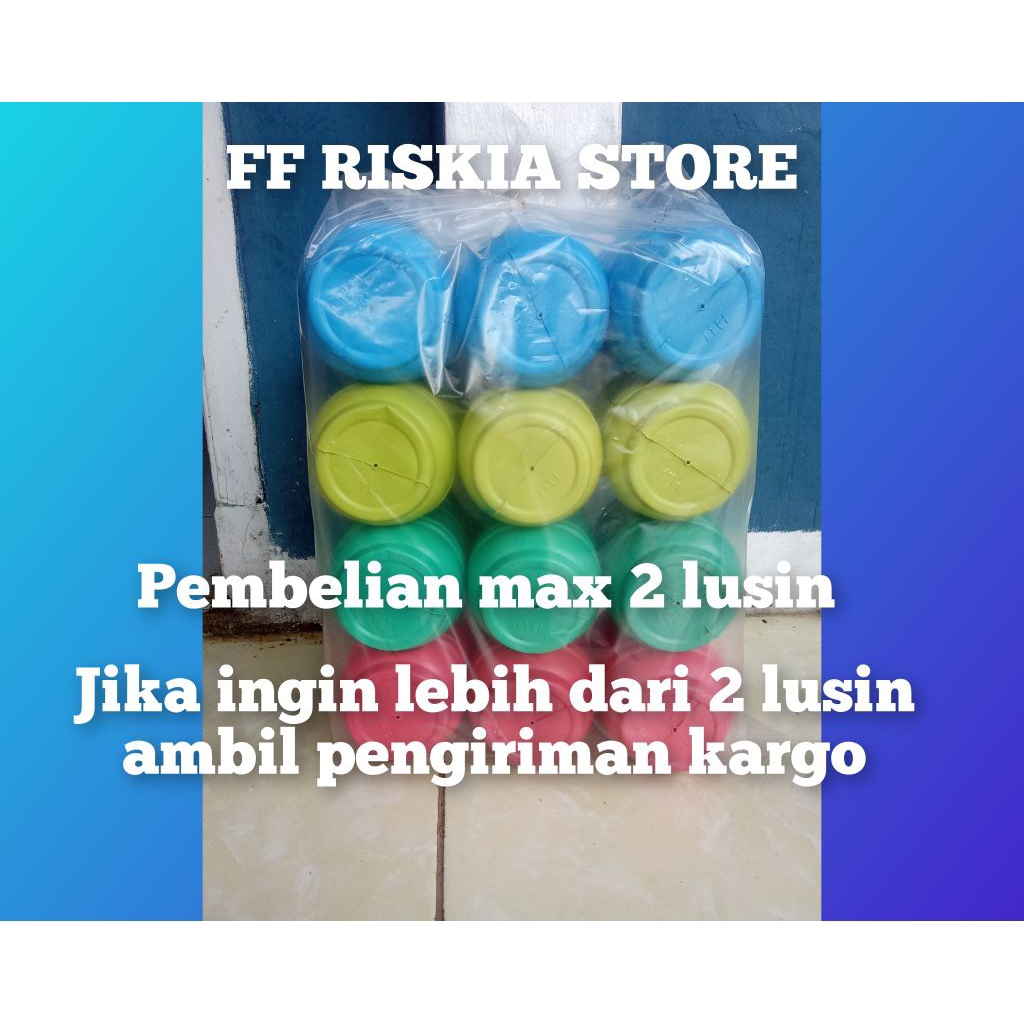 Celengan Plastik Kecil 1 Lusin Isi 12 Pcs