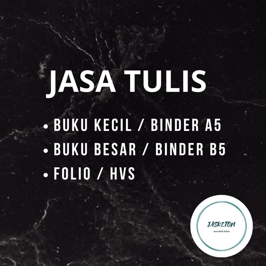 

jasa tulis buku kecil besar folio hvs