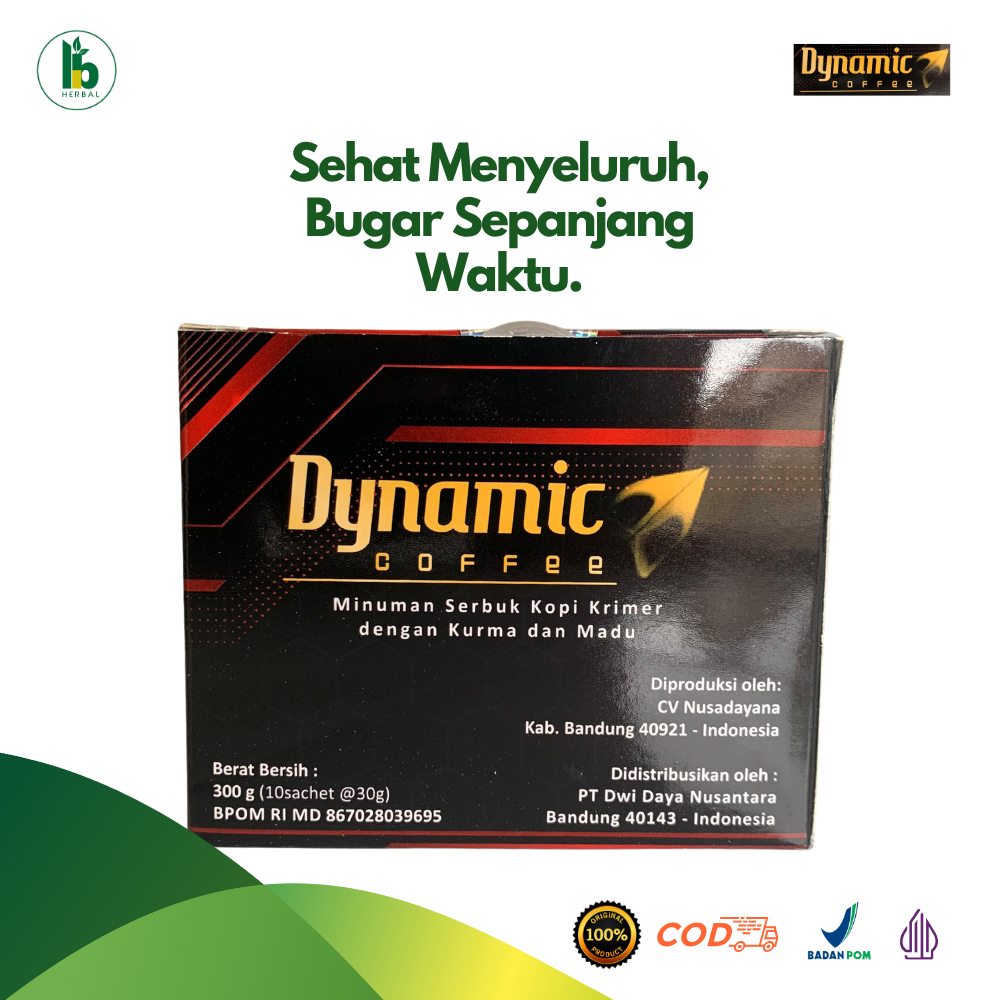 

Kopi Dynamic Original Atasi Metabolisme Tubuh, Hipertensi, Daya ingat, Antioksidan dan meningkatkan Produksi Sp3rm4| 1 Box Isi 10 Sachet – Kemasan Terbaru