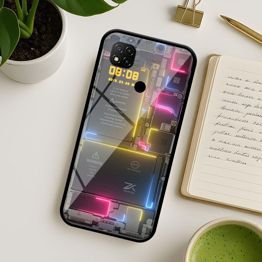 PLAYER CASE GLOSSY PREMIUM MOTIF MESIN HP UNTUK TYPE REDMI 9C 10A 9A 10C POCO C40 REDMI 9 9T REDMI 8