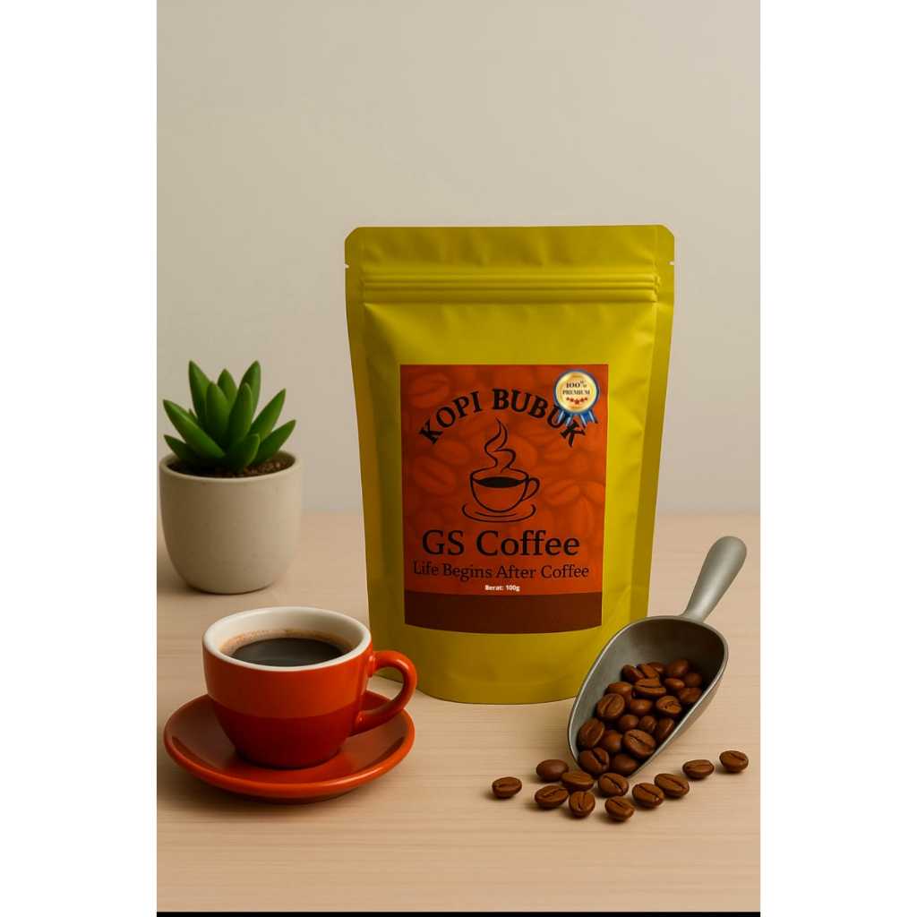 

100g KOPI HITAM BUBUK GS PREMIUM – KOPI HITAM PREMIUM QUALITY – KOPI HITAM PREMIUM