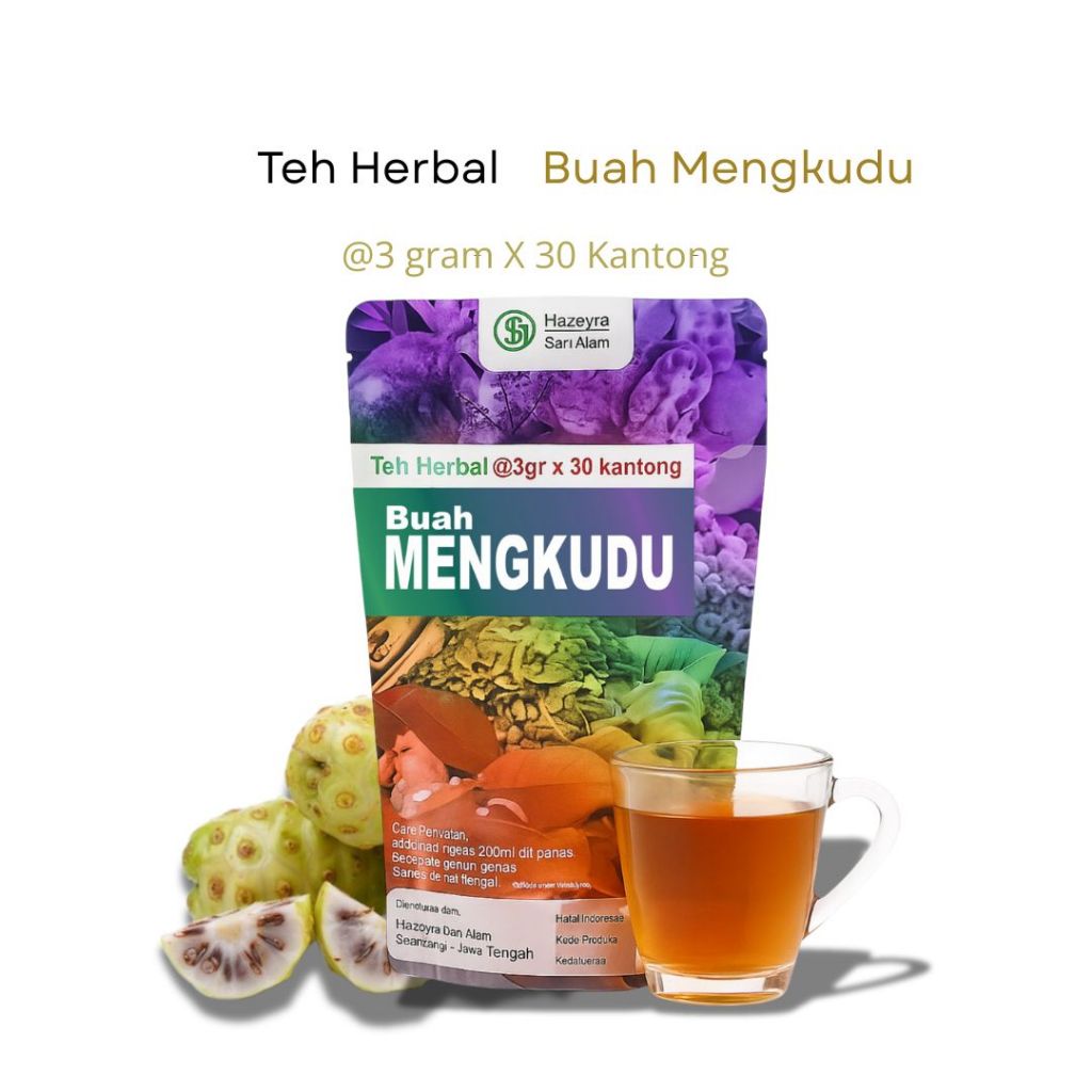 

teh herbal buah mengkudu isi 30pcs