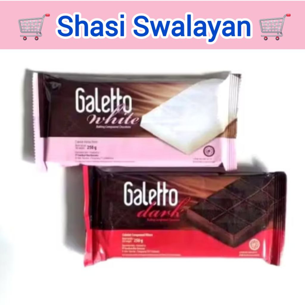 

Galetto Dark/ White Chocolate Compound 250 Gr