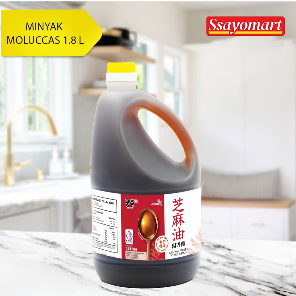 

MINYAK WIJEN MOLUCCAS / SESAME OIL KOREA 1.8 LT