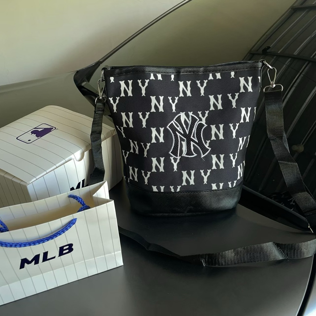 NY MLB KOREA BLACK BUCKET TOTEBAG FULLSET