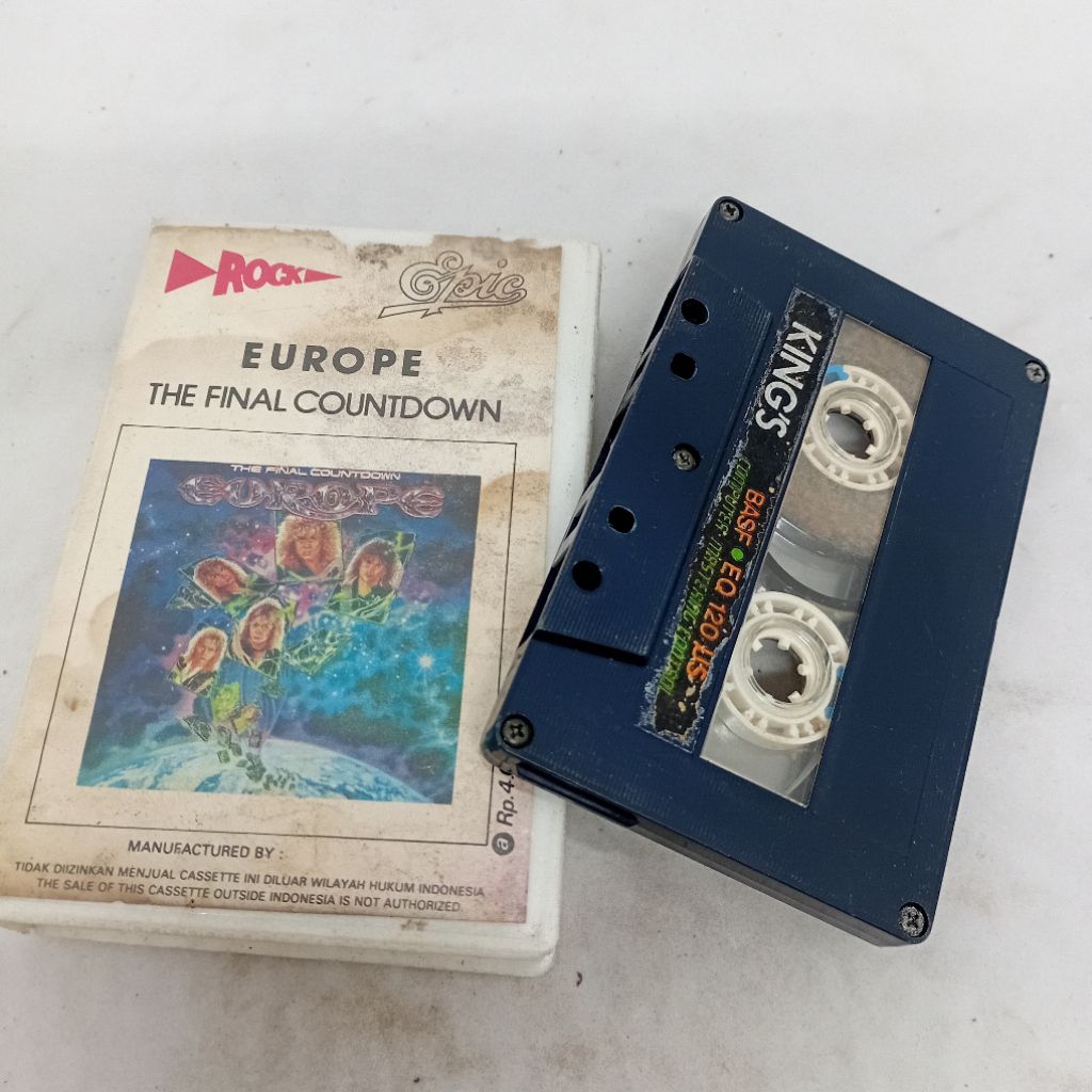 Kaset Pita Europe The Final Countdown