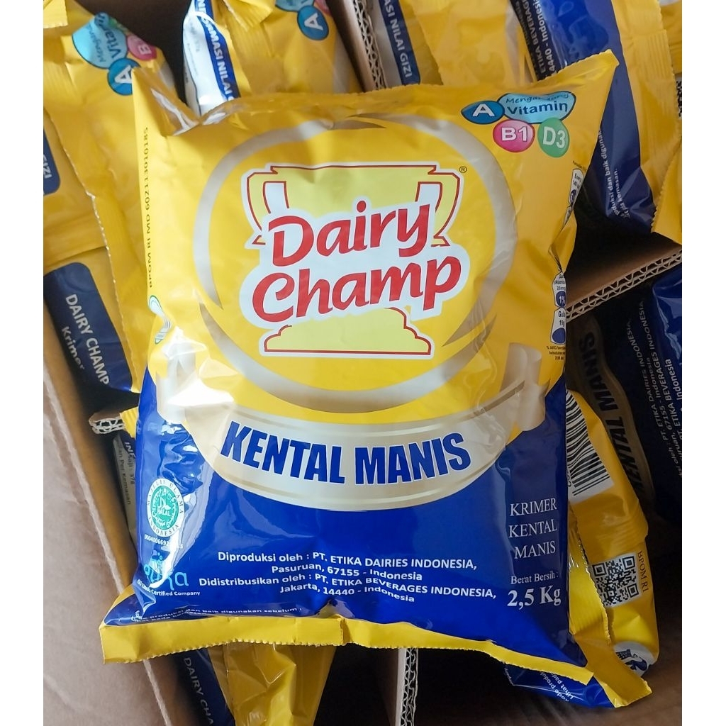 

DAIRY CHAMP 2.5KG ORIGINAL - CREAMER KENTAL MANIS DAIRY CHAMP 2.5KG