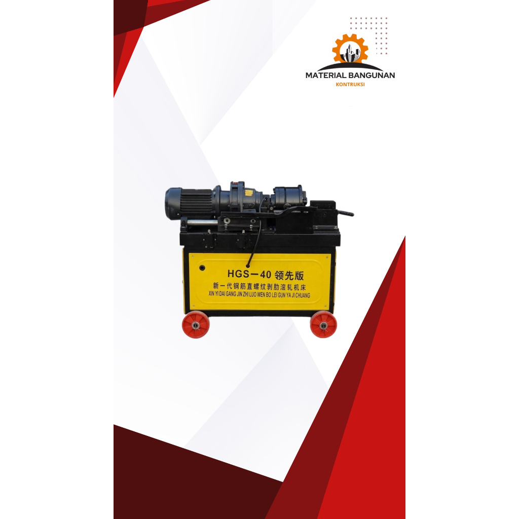 MESIN SENAI BESI PIPA / MESIN PEMBUAT DRAT SENAI BESI PIPA HGS45