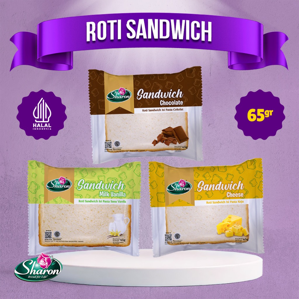 Sharon Bakery Roti Sandwich New 65GR